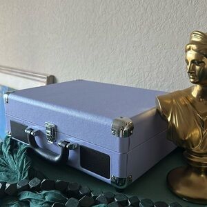 Purple Victrol record player